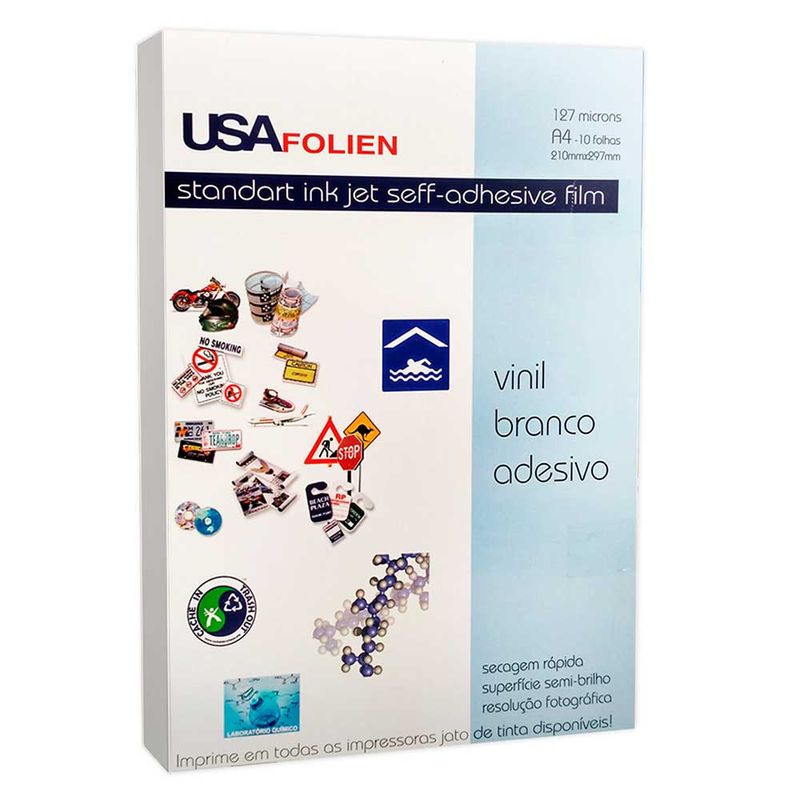 Vinil-Branco-Adesivo-USA-Folien-A4---10-folhas