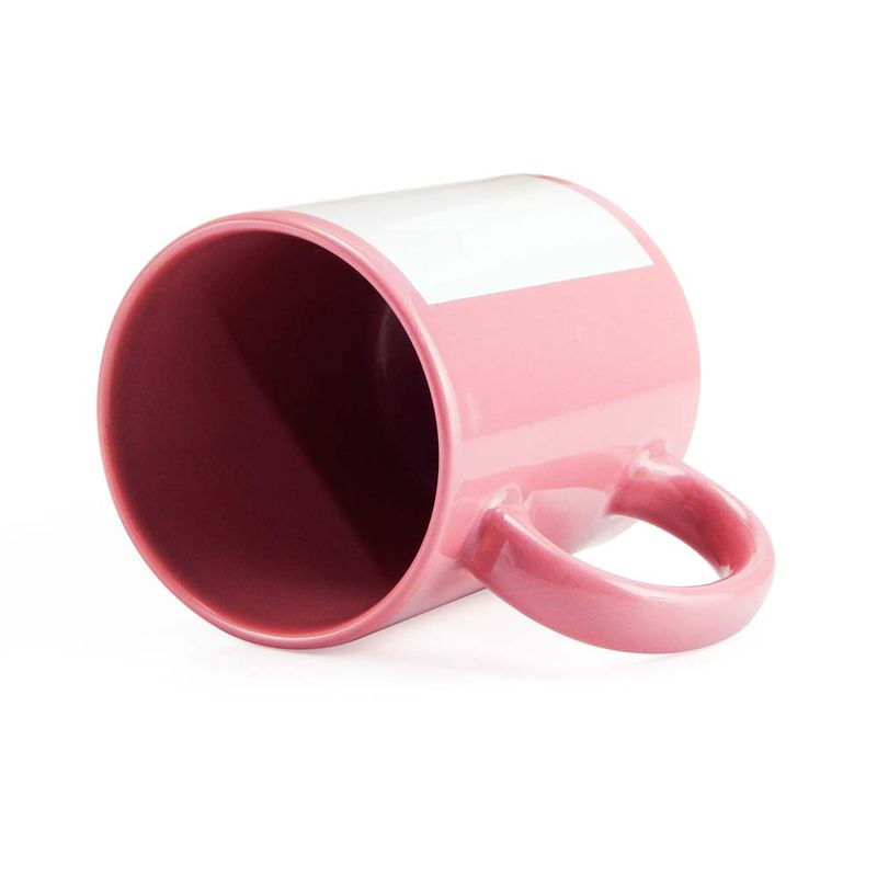 Caneca-para-Sublimacao-de-Ceramica-Rosa-com-Faixa-Branca