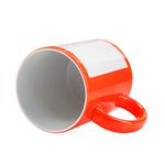 Caneca-para-Sublimacao-de-Ceramica-Cor-Vermelha-Fluorescente-com-Faixa-Branca