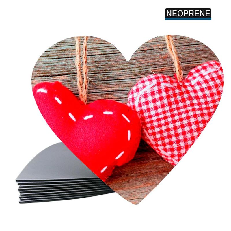 MousePaddeNeopreneCoracao23x20cm10Unidades