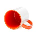 Caneca-para-Sublimacao-com-Alca-e-Interior-Laranja---em-Ceramica-Branca-1