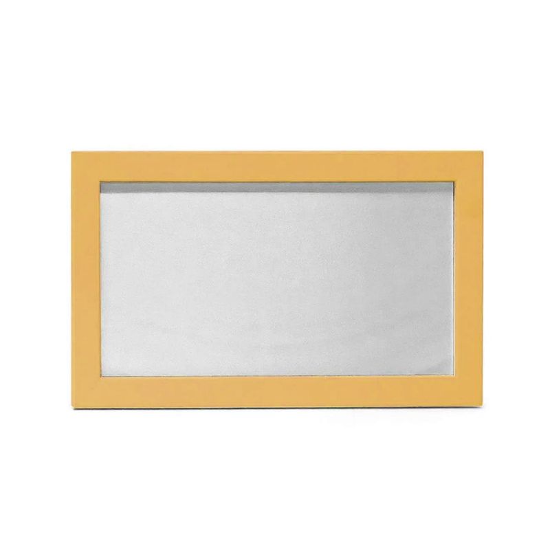 Quadro-de-MDF-com-Tecido-Brilho-Formato-10X19-e-Moldura---Dourado