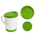 Kit-Tampa-e-Base-de-Silicone-para-Canecas-300ml-Verde-claro