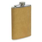 Cantil-de-Aco-Inox-com-Capa-em-Courino-Bege-para-Sublimacao---240ml