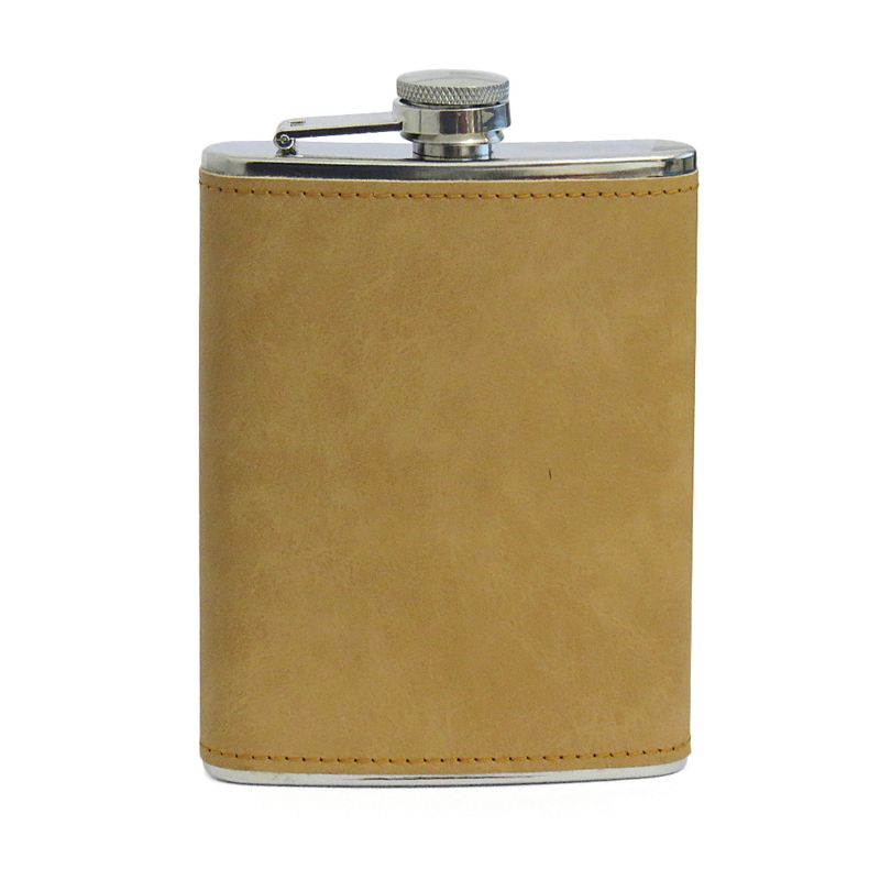 Cantil-de-Aco-Inox-com-Capa-em-Courino-Bege-para-Sublimacao---240ml-2