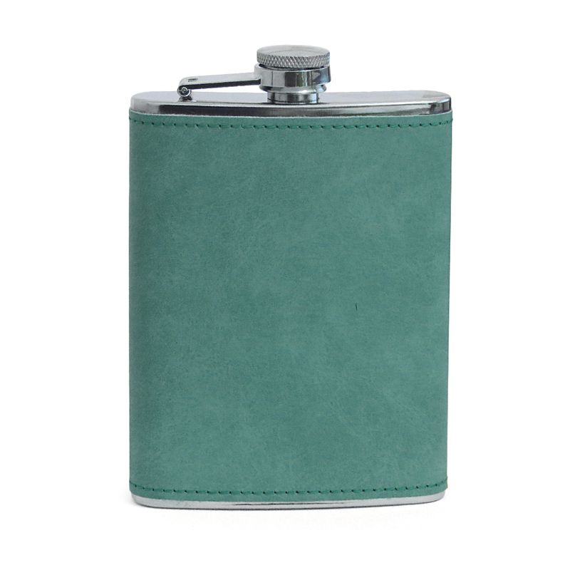 Cantil-de-Aco-Inox-com-Capa-em-Courino-Verde-para-Sublimacao---240ml-2