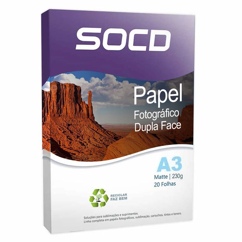 Papel-Fotografico-Dupla-Face-Matte-Fosco-A3-230g-20-Folhas