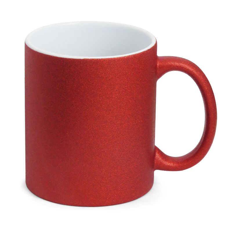 Caneca-para-Sublimacao-de-Ceramica-Glitter-Vermelha-Importada