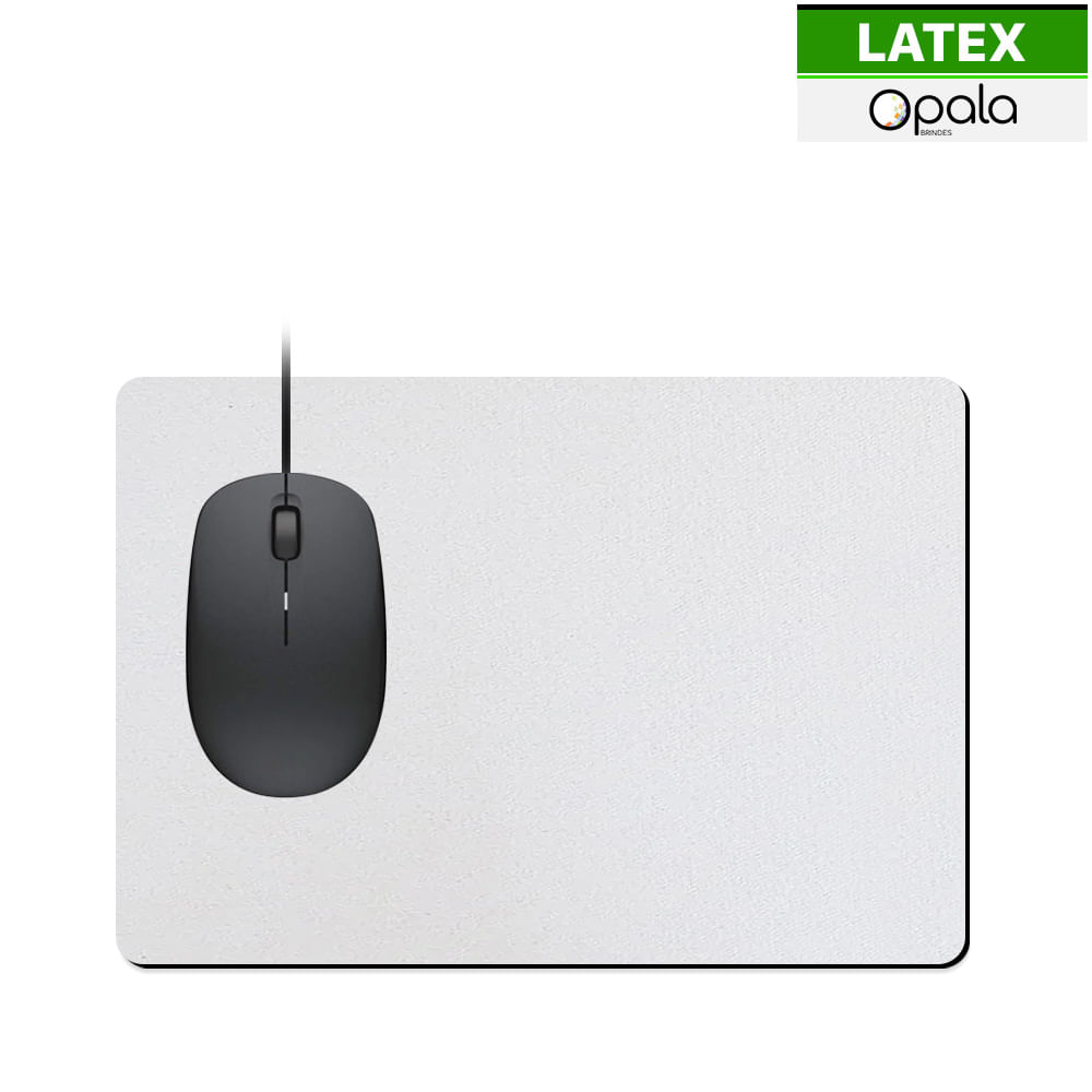 Mouse Pad de Latex Retangular 16x19cm - 5 Unidades - SOCD