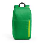 Mochila-de-Poliester-com-Bolso-Frontal-na-Cor-Verde