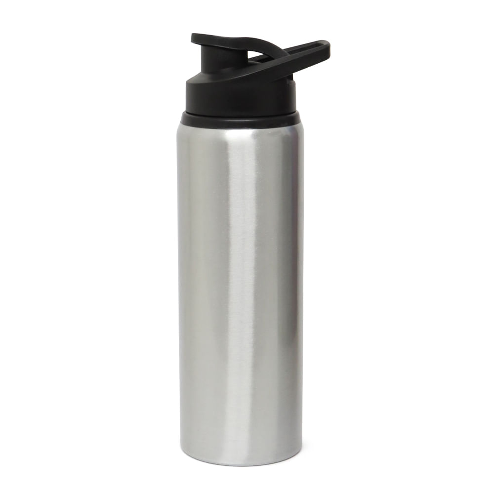 Squeeze de Alumínio Prata Big Mouth Tampa Pressão para Sublimação - 750ml