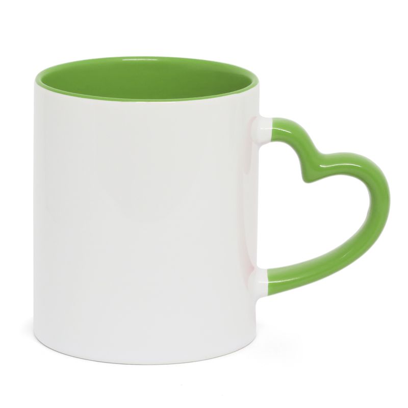 Caneca-Love-Branca-para-Sublimacao-com-Alca-e-Interior-verde