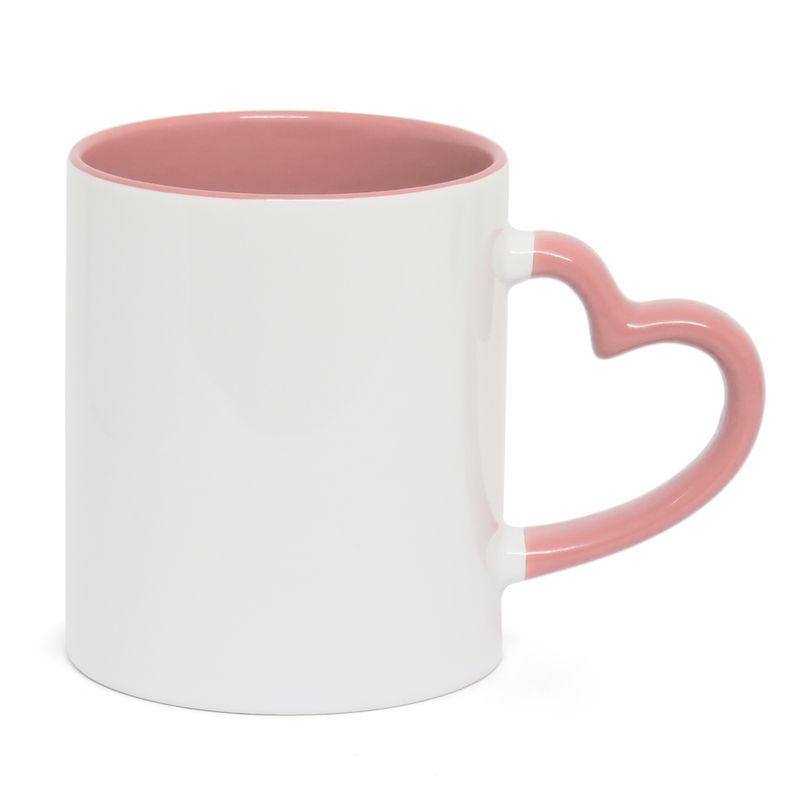 Caneca-Love-Branca-para-Sublimacao-com-Alca-e-Interior-Rosa