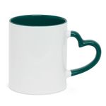 Caneca-Love-Branca-para-Sublimacao-com-Alca-e-Interior-verde-escuro