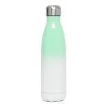 Garrafa-Termica-para-Sublimacao-Bicolor-Verde-com-Parede-Dupla-500ml