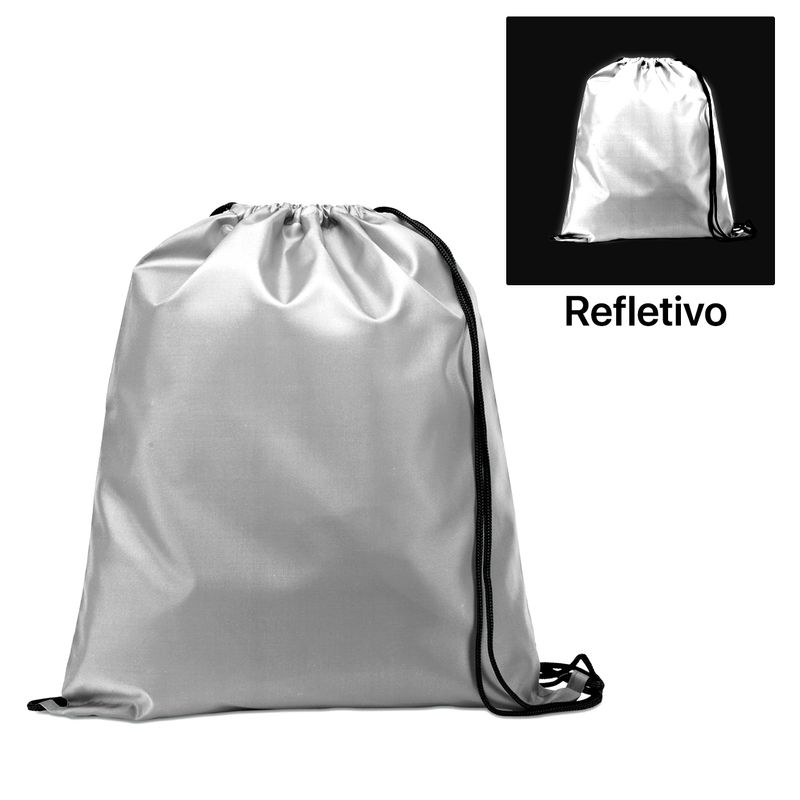 Mochila-Nylon-Simples-Prata-Refletivo