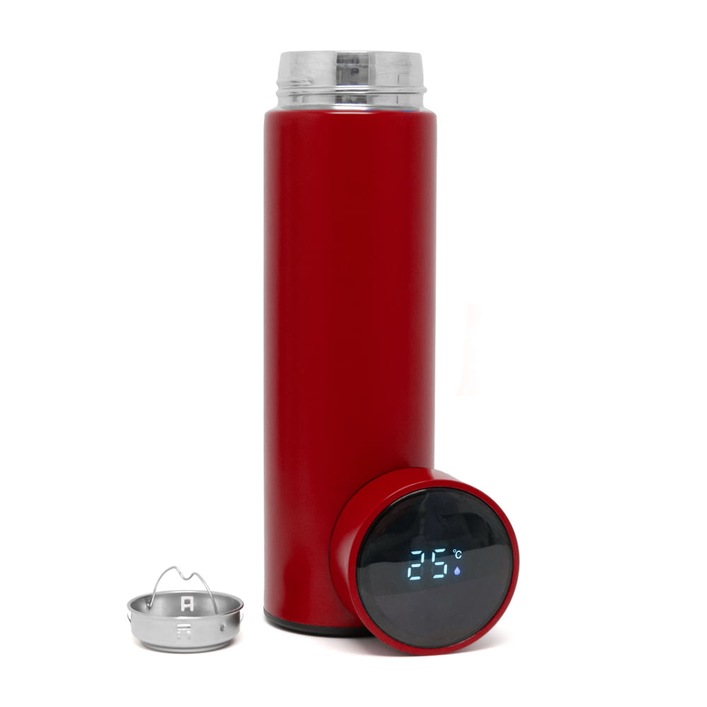 Caneca interior colorido com colher colorida Rosa