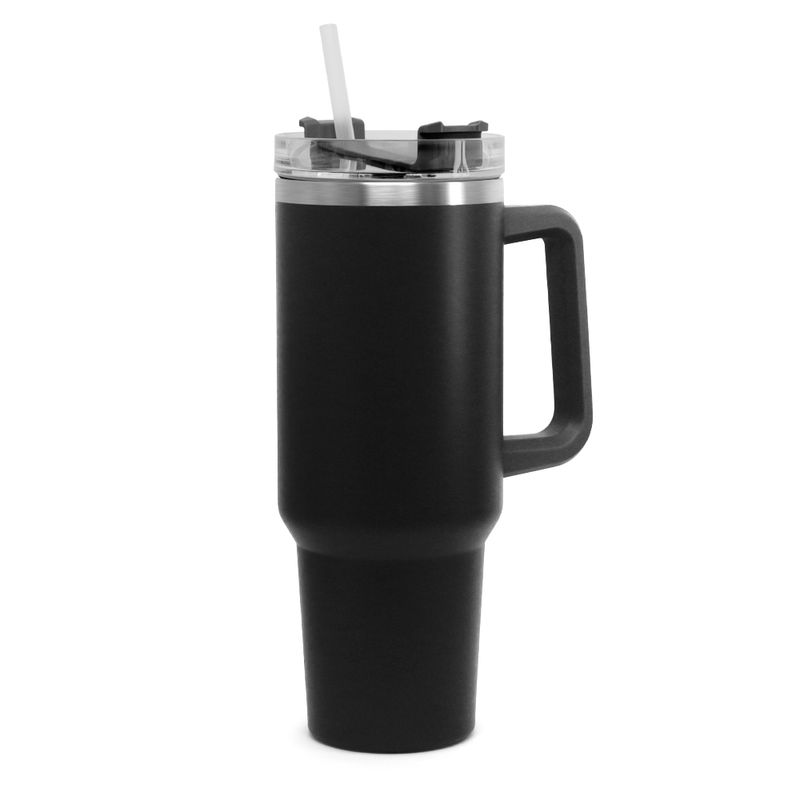 Copo-Termico-para-Laser-Aco-Inox-Preto-Fosco-com-Tampa-em-Acriilico-e-Canudo-1200ml