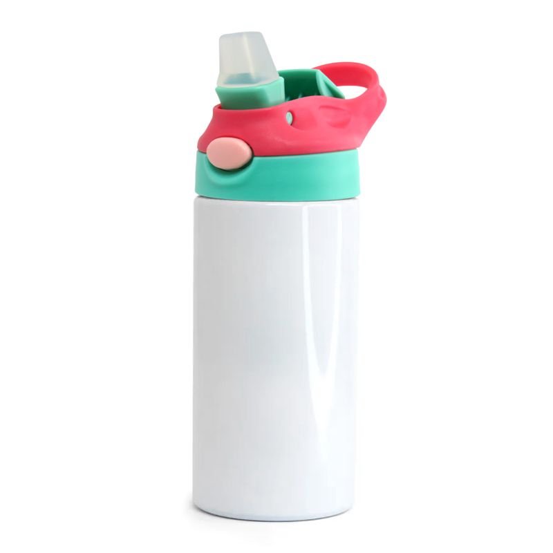 Squeeze-Termico-de-Inox-Branco-Infantil-para-Sublimacao-com-Bico-Automatico-Tampa-400ml-2