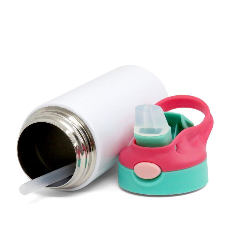 Squeeze-Termico-de-Inox-Branco-Infantil-para-Sublimacao-com-Bico-Automatico-Tampa-400ml-3