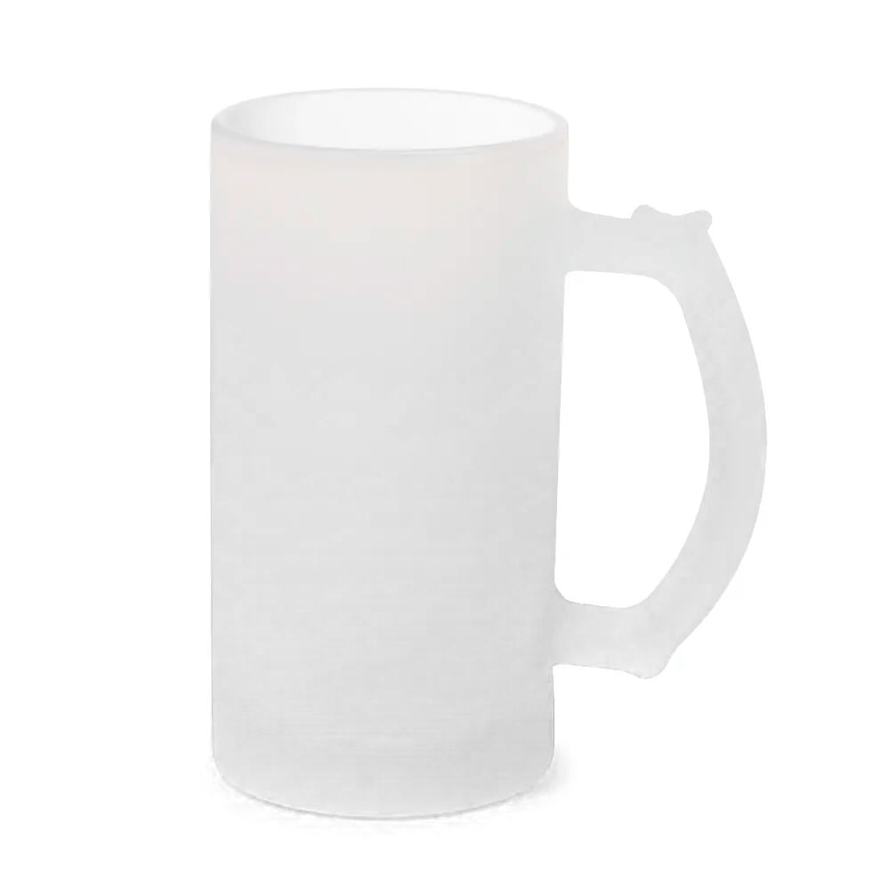 Caneca de Chopp em Vidro Jateado para Sublimação - 475ml