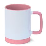 Caneca-para-Sublimacao-de-Ceramica-Branca-com-Alca-Soft-e-Base-em-Silicone-com-Interior-Rosa