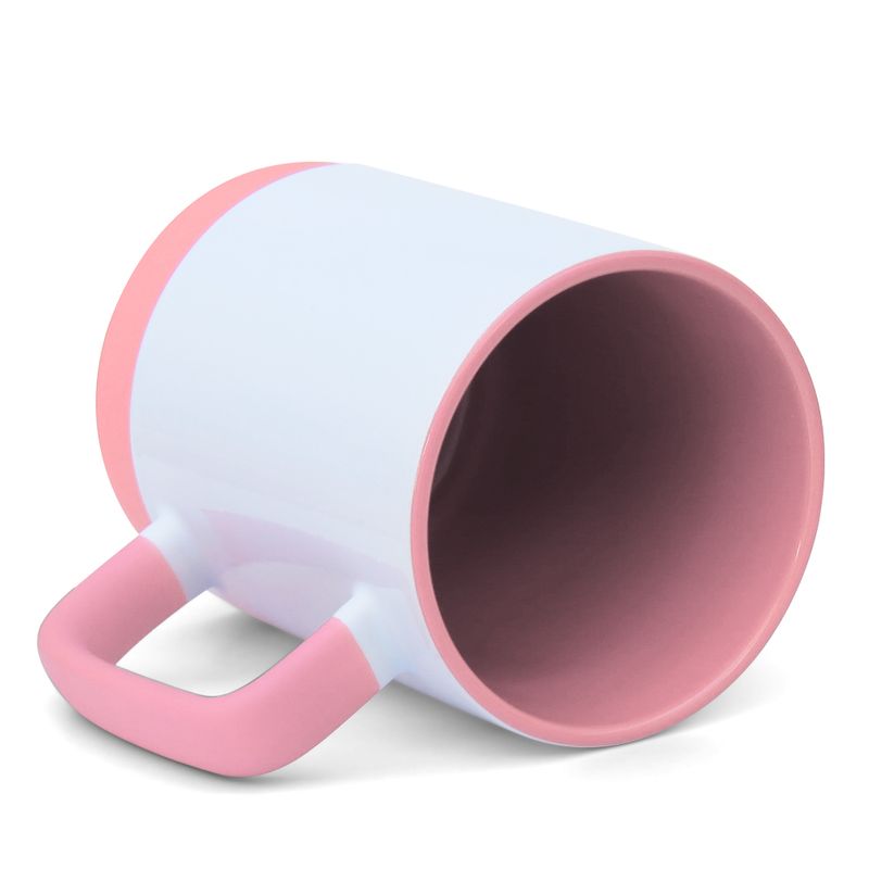 Caneca-para-Sublimacao-de-Ceramica-Branca-com-Alca-Soft-e-Base-em-Silicone-com-Interior-Rosa-2