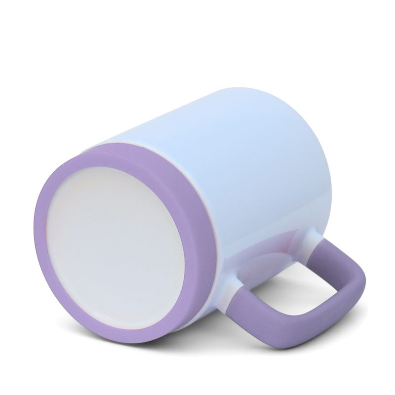 Caneca-para-Sublimacao-de-Ceramica-Branca-com-Alca-Soft-e-Base-em-Silicone-com-Interior-Lilas-3