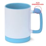 Caneca-para-Sublimacao-de-Ceramica-Branca-com-Alca-Soft-e-Base-em-Silicone-com-Interior-Azul-bebe