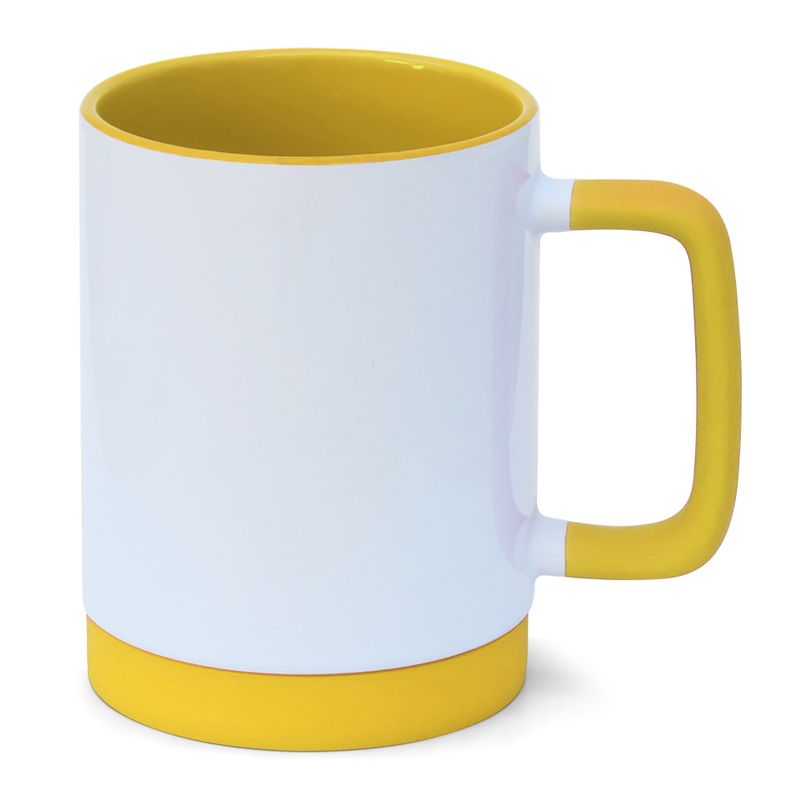 Caneca-para-Sublimacao-de-Ceramica-Branca-com-Alca-Soft-e-Base-em-Silicone-com-Interior-Amarela-2