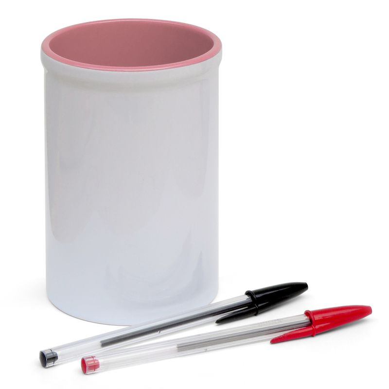 Porta-Caneta-de-Ceramica-Rosa
