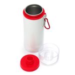 Squeeze-de-Aluminio-Branco-para-Sublimacao-com-Tampa-Acriilica-Cristal-de-Rosca-Mosquetao-Vermelha-600ml-2